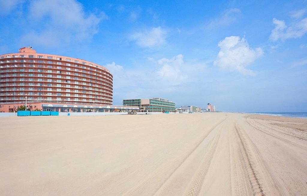 exterior of hotel oceanfront
