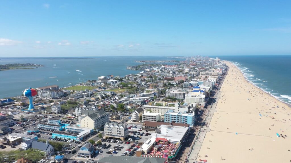 Picture of Aerial Shot of Ocean City, MD