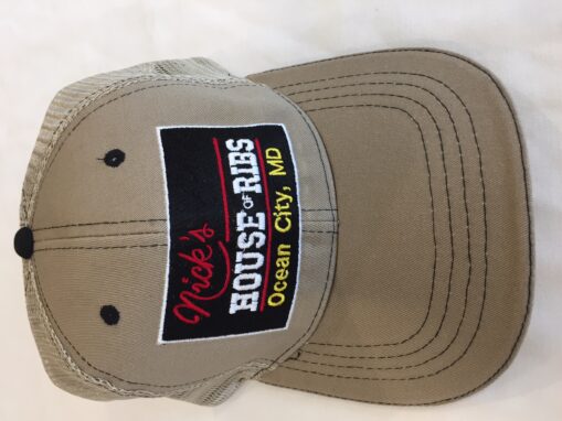 Nick's House of Ribs tan cap
