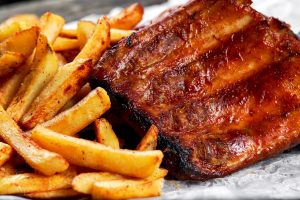ribs and fries