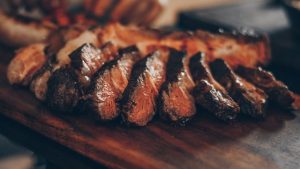cut up steak