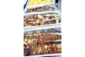 BBQ catering trays