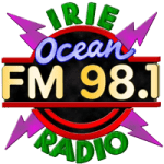 Ocean FM 98.1 IRIE RADIO logo