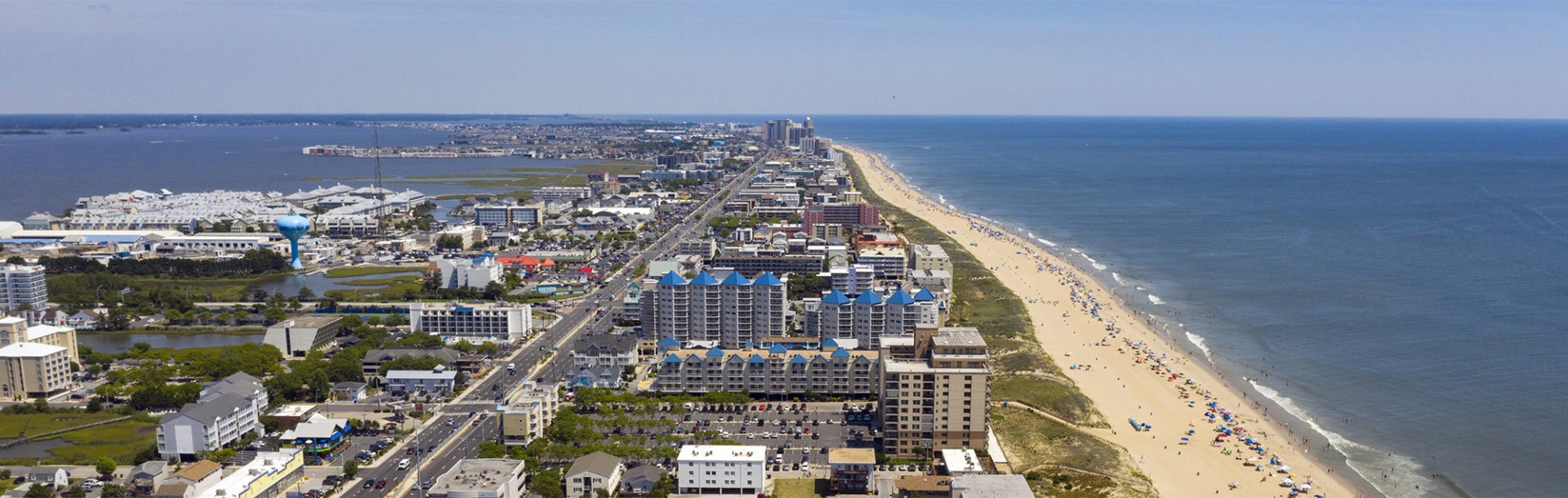 an aerial view of the beach and ocean