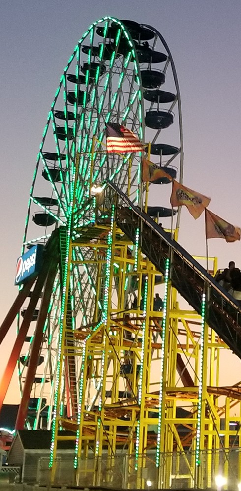 Jolly Roger at the pier ferris wheel ocean city