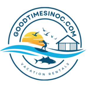 the logo for good time beach resort
