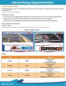 Digital Advertising web banner page