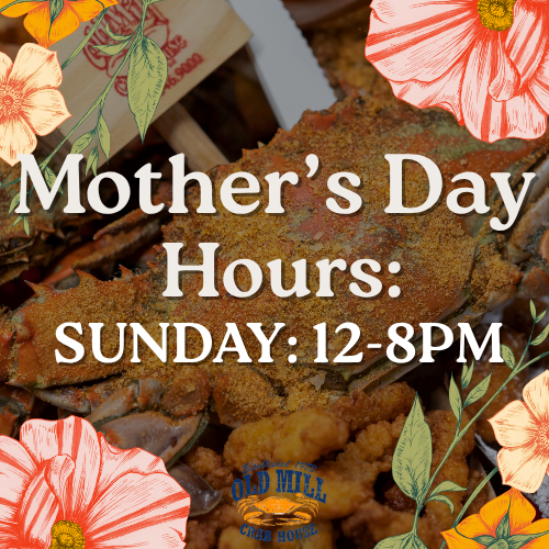 a poster for a mother's day hours event