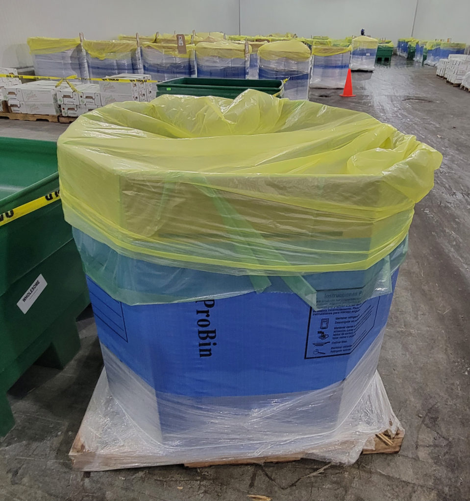 Bulk/Combo bin covered in colorful films