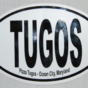 a sticker that says tugos on it