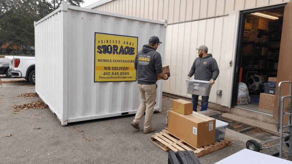 Portable Storage Containers Worcester County for Eastern Shore business inventory overflow
