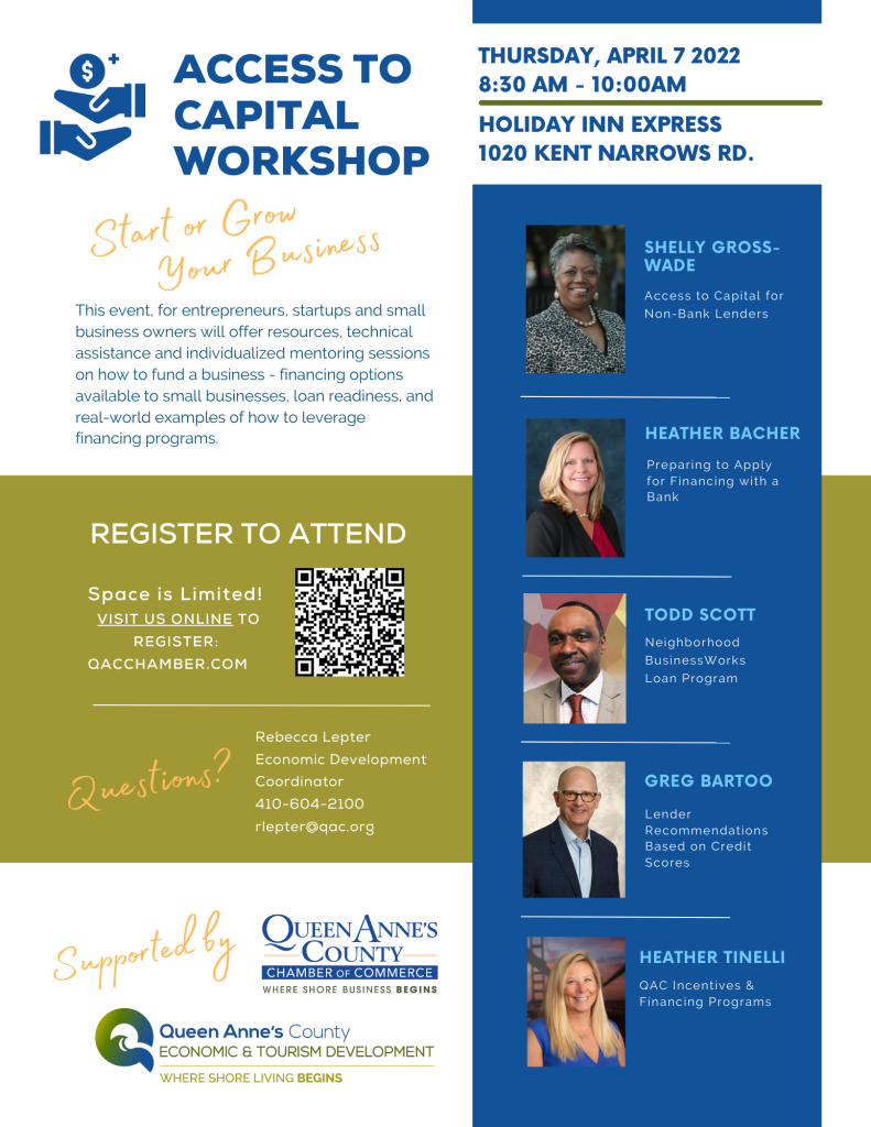Access to Capital Workshop Flyer
