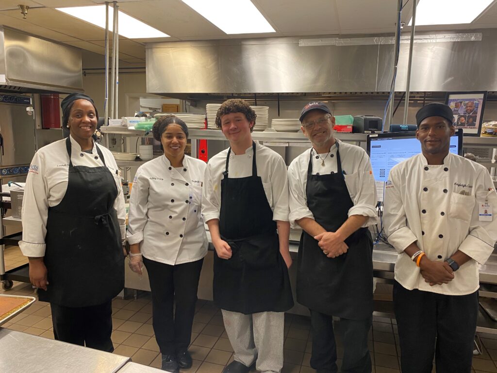 James Smith at work at Acts Retirement Bayleigh Chase.