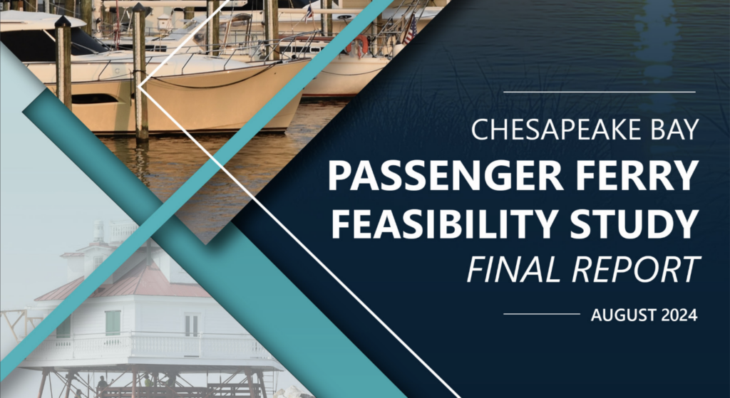 Five-County Chesapeake Bay Passenger Ferry Consortium Releases Feasibility Study findings at MACo Summer Conference