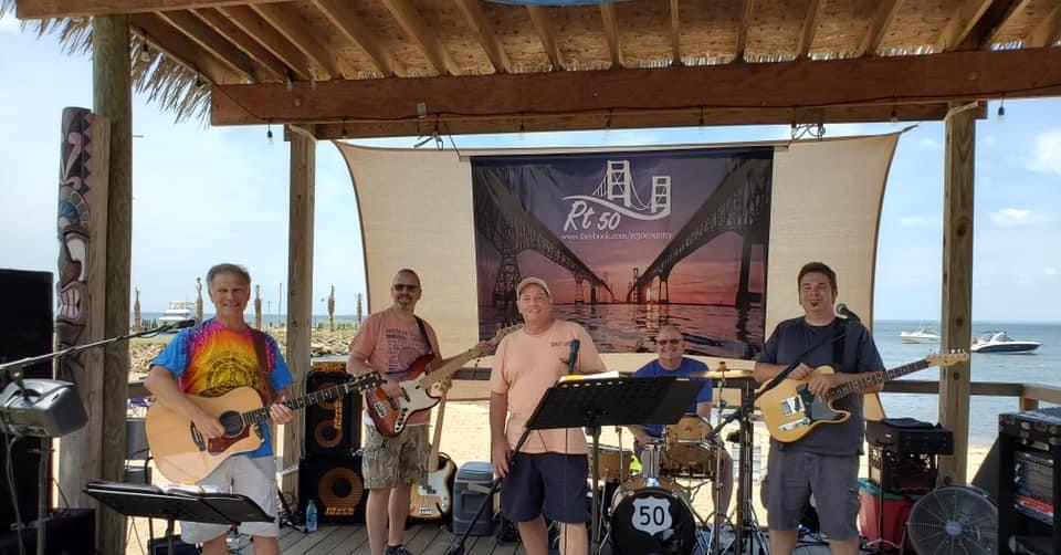 Rt. 50 band at Rams Head Shore House June 11 2022