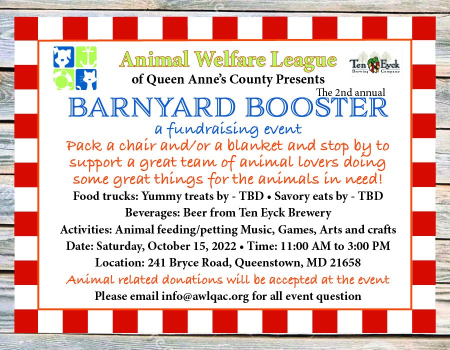 Animal Welfare Barnyard Booster 10 15 2022