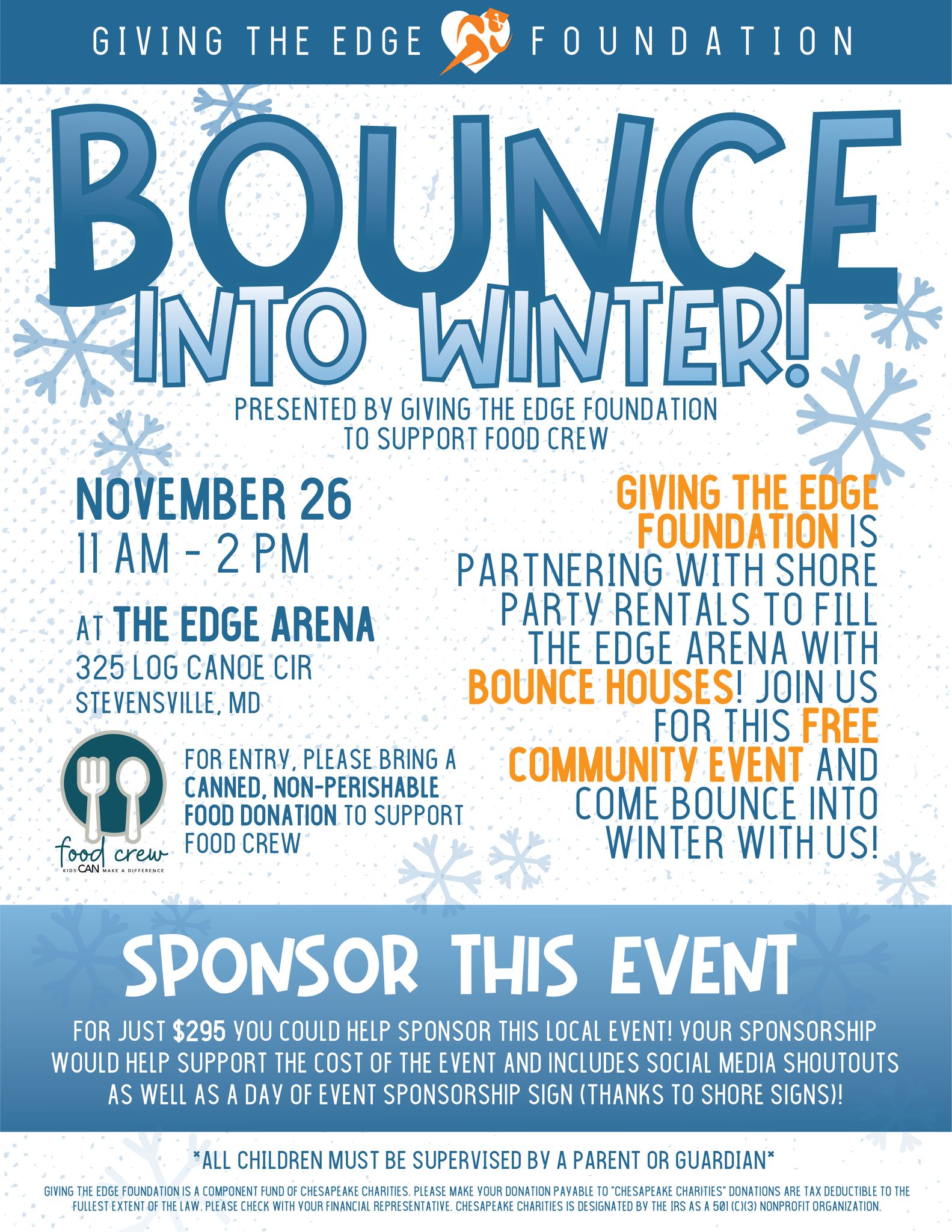 Bounce into winter 2022 Bounce House event