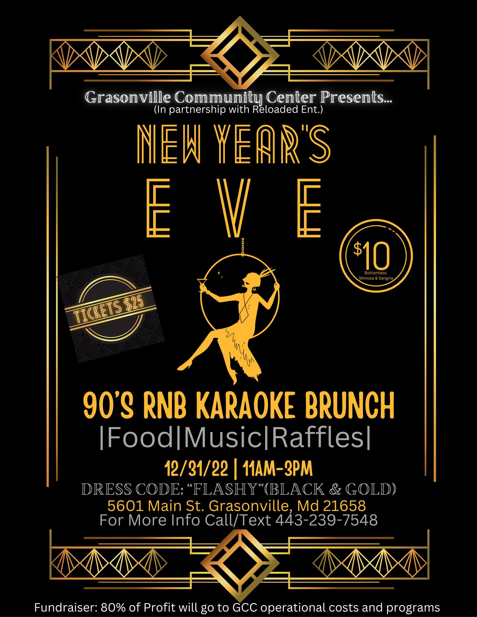 Grasonville Community Center NYE Brunch 2022