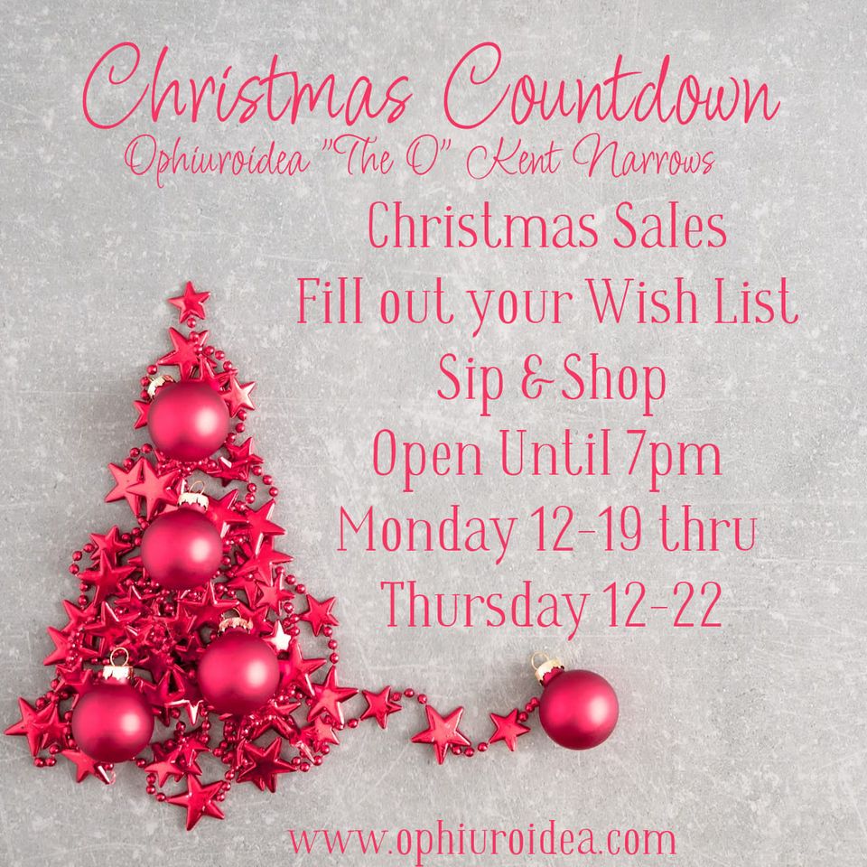 Ophiuroidea sip and shop 12192022 12222022