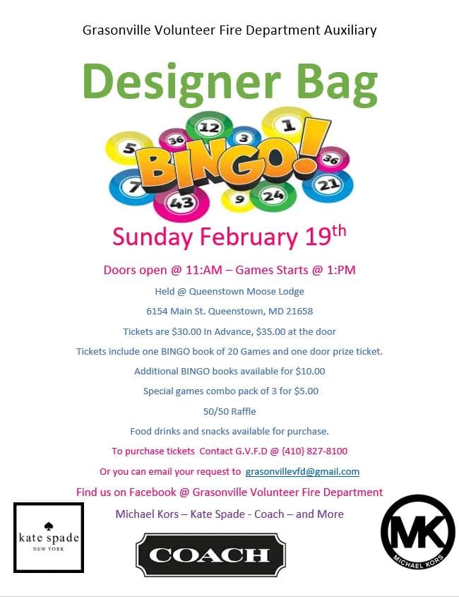 Designer BAG BINGO 2023