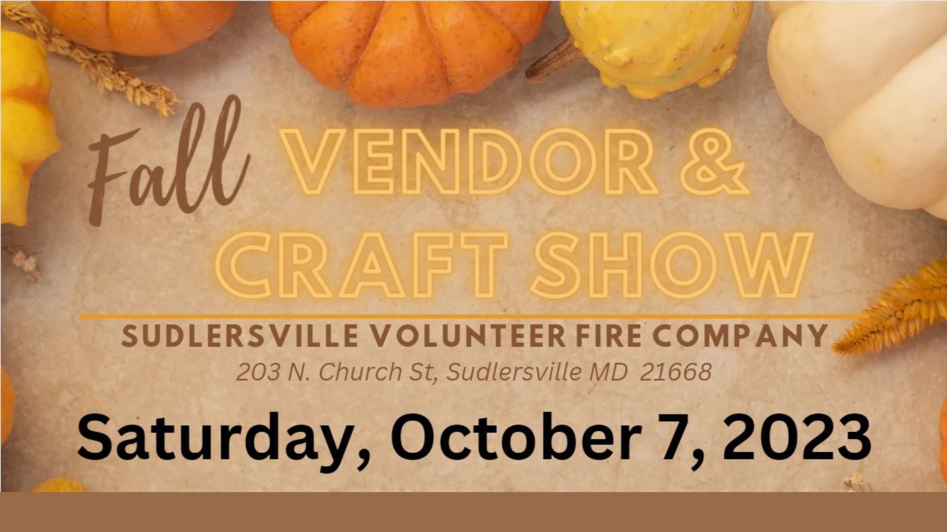 Sudlersville Craft Show