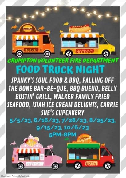 Crumpton Volunteer Fire Department Food Truck Night