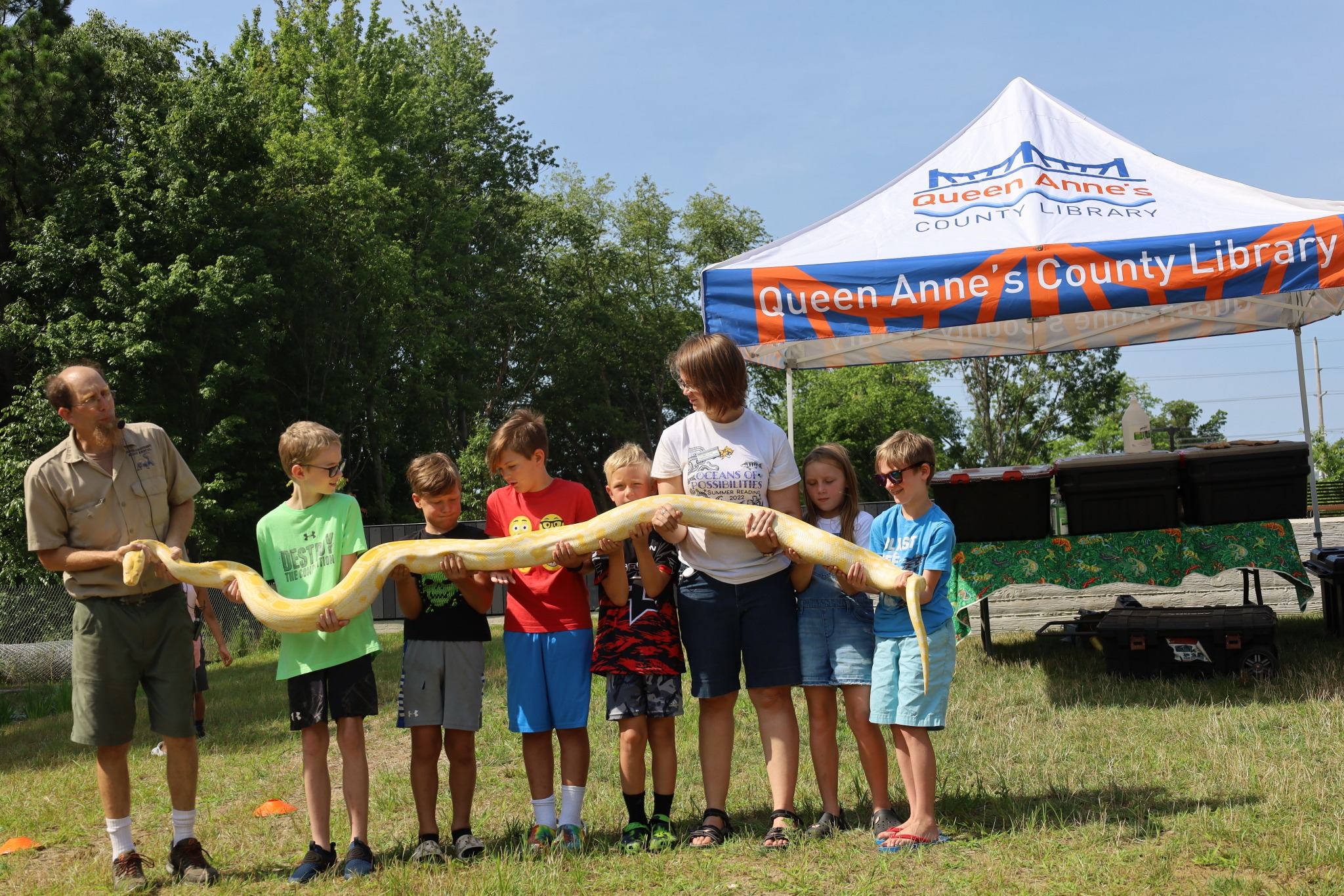 Reptile Wonders August 4 Queen Anne's County Library