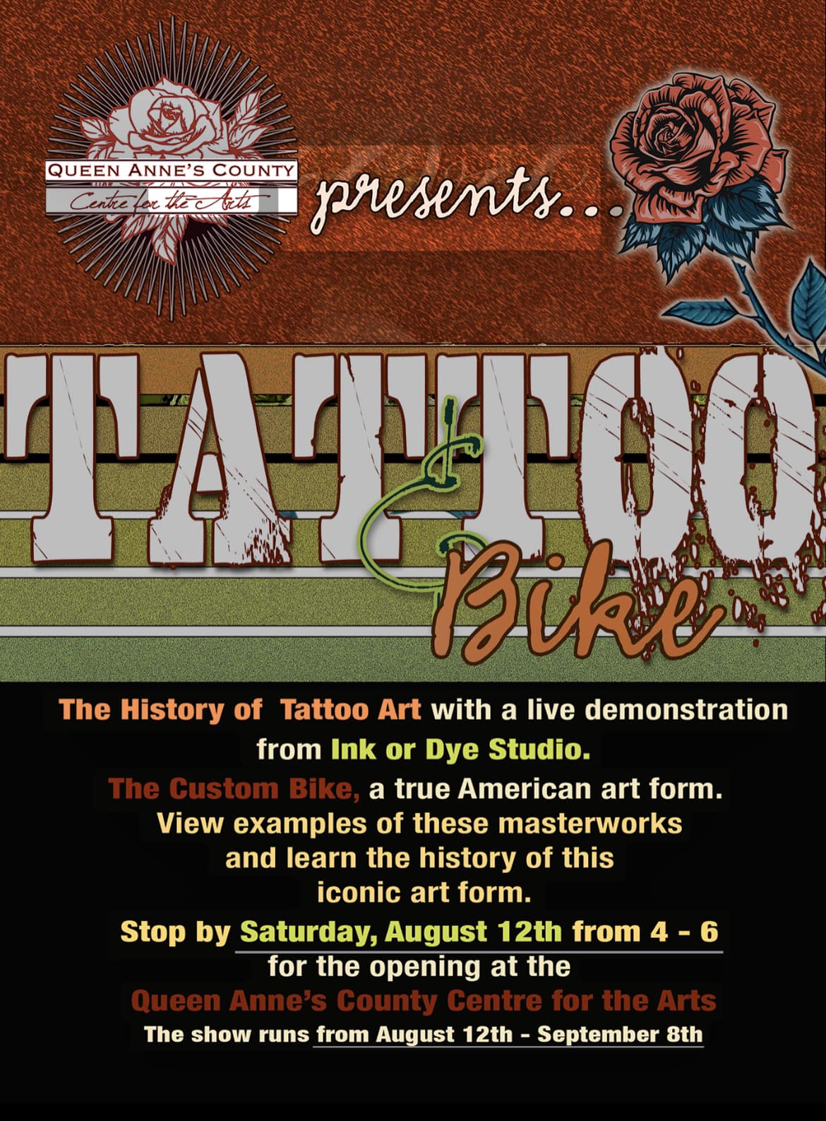 Tattoo and bike QAC Centre for the Arts