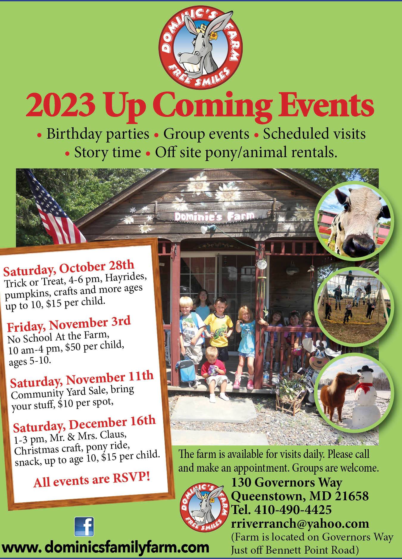 Dominic Farm - Trick or Treat 2023