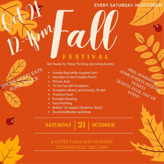 A llittle farm and nursery Fall Festival 10 21 23