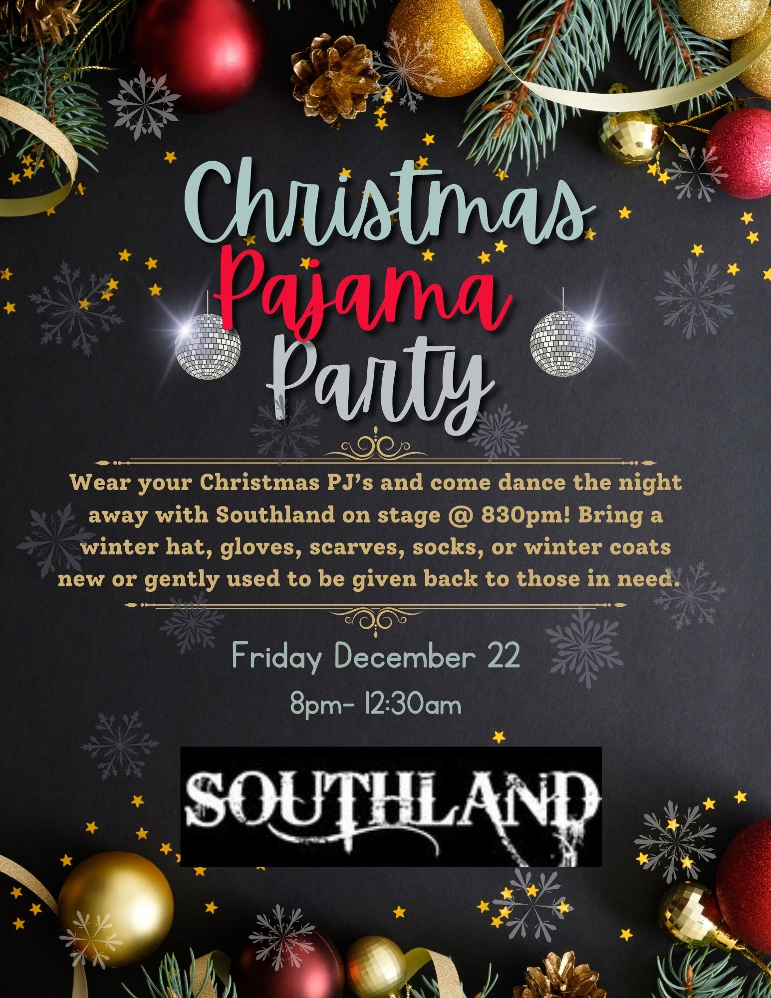 Christmas Pajama Party