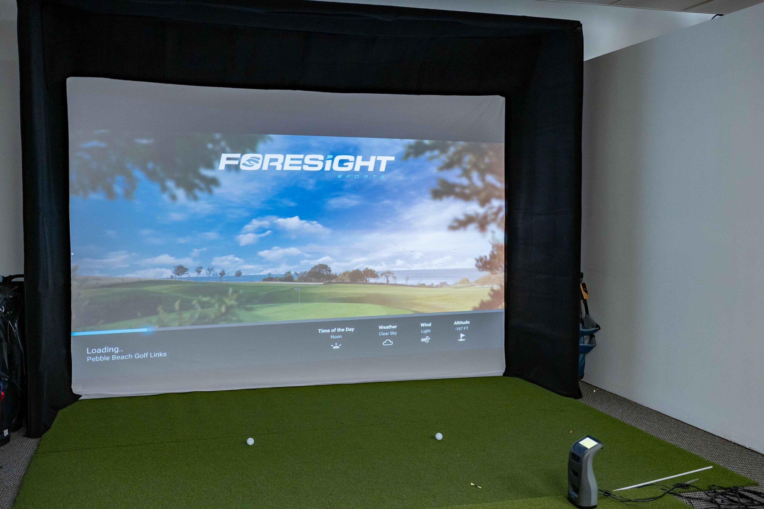 Ruddo's Golf foresight simulator
