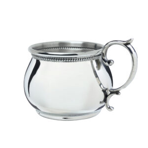 Beaded Scroll Handle Bulged Baby Cup