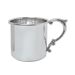 Sterling Scroll Handle Baby Cup