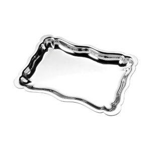 Scalloped Silver Tray