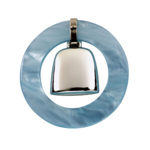 Teething Ring/Rattle – Blue