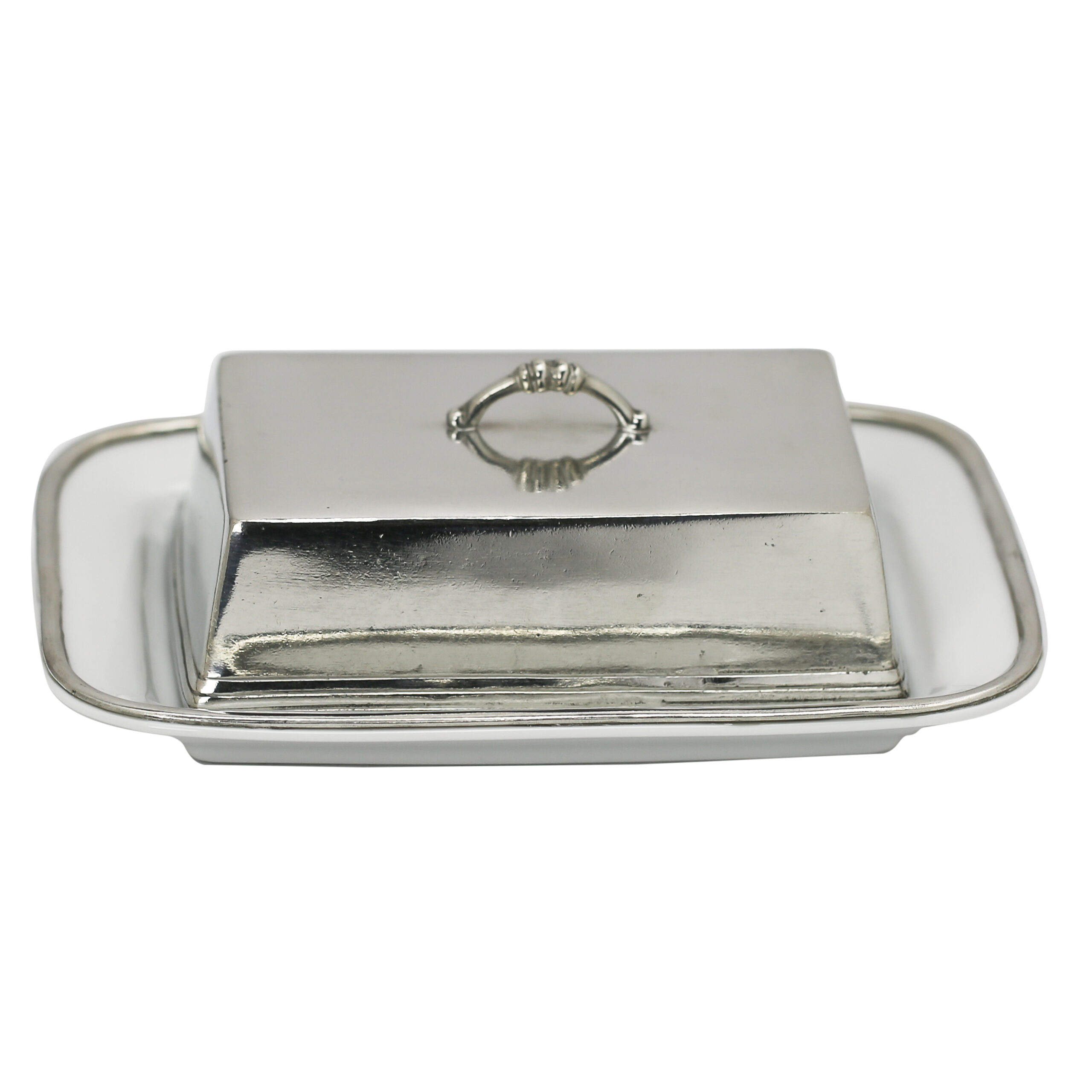 covered-butter-dish-talbot-manor-pewter