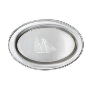 Oval Tray, 9″ – Satin Finish