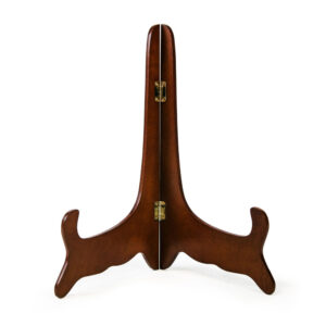 12″ Walnut Plate Stand
