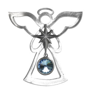 Birthstone Angel Ornament March / Aquamarine
