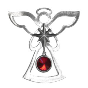 Birthstone Angel Ornament January / Garnet