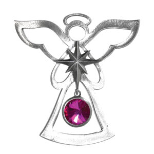 Birthstone Angel Ornament July / Carnelian-Ruby