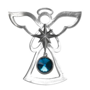 Birthstone Angel Ornament December / Tanzanite