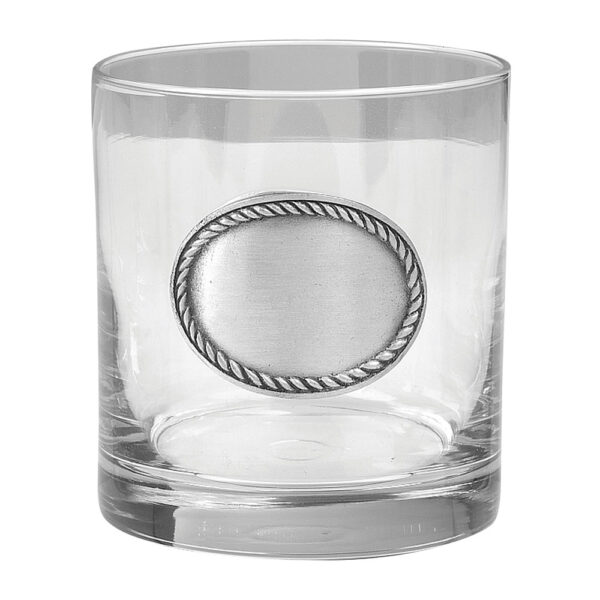 Rope Edge Old Fashioned Glasses | Salisbury, Inc. | Artisan Gifts
