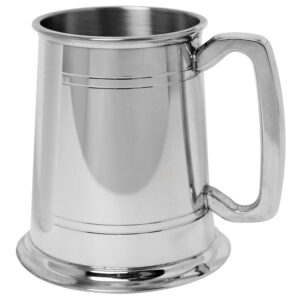 Double Line Glass Bottom Tankard
