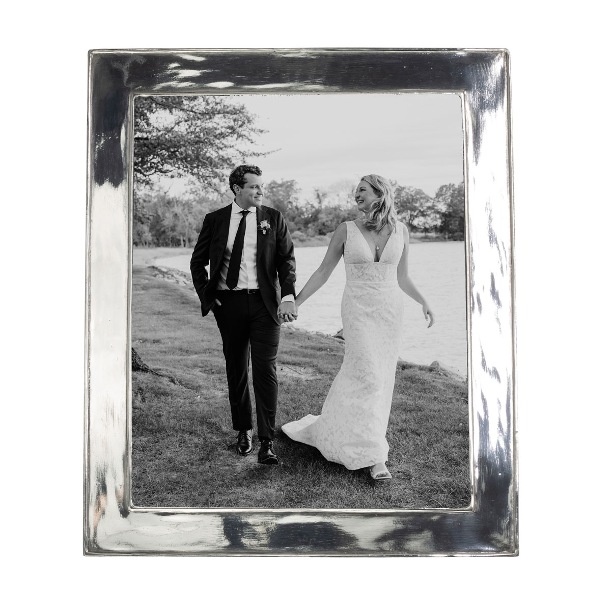 large-cambridge-wedding-frame-talbot-manor-pewter