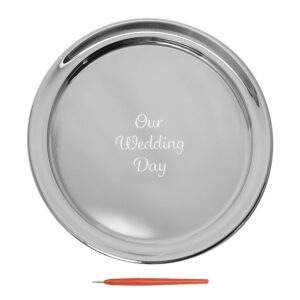 Guest Book Tray With Our Wedding Day, Small