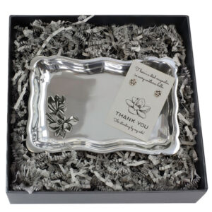Chippendale Magnolia Tray and Magnolia Studs