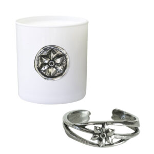 December Candle & Bracelet Gift Set – Narcissus