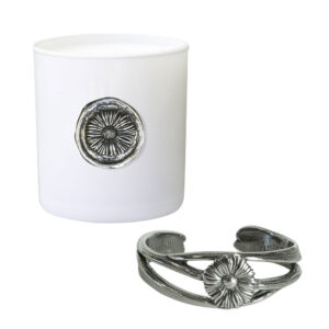 September Candle & Bracelet Gift Set – Aster